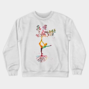 Yoga pose Crewneck Sweatshirt